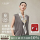上海故事100%桑蠶絲春季新款真絲印花大方巾精美女士絲巾送媽媽女神節禮物