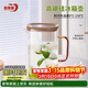 青蘋(píng)果冰箱側門(mén)耐高溫冷水壺1500ml 圍爐煮茶泡茶壺冰水壺杯涼水壺