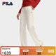 FILA 楊冪同款斐樂(lè )官方女裝針織長(cháng)褲2025冬季新款時(shí)尚簡(jiǎn)約休閑YODAR褲 霧蓮白-IV M 165/66A/M
