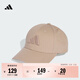adidas運動(dòng)遮陽(yáng)棒球帽男女阿迪達斯官方   奇跡灰褐棕   OSFM