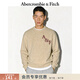 Abercrombie & Fitch【經(jīng)典LOGO】美式絨感套頭毛衣針織衫上衣25秋冬男裝120-5181 卡其色 L (180/108A)
