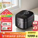 九陽(yáng)（Joyoung）太空0涂層2升1-2人無(wú)涂層電飯煲電飯鍋超硬化316L不銹鋼內膽IH電磁加熱及遠紅外頂加熱20N7U 銀河紫 2L