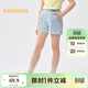 巴拉巴拉童裝兒童短褲女童2025夏裝牛仔休閑中大童褲子208225110002