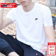 耐克（NIKE）T恤男 2026新款春夏男子運動(dòng)戶(hù)外休閑裝跑步寬松全棉圓領(lǐng)半袖短袖 AR4999-101/白色 2XL (185/100A)