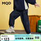 馬騎頓（MQD）男童秋季新品中大童學(xué)院風(fēng)百搭休閑牛仔褲 原牛仔色 160