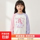 2025早春衛衣女童新款潮酷春秋款洋氣時(shí)髦洋氣兒童春裝長(cháng)袖中大童 04_海底世界粉紫 130 (均 碼)