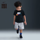 耐克（NIKE）嬰童輕便T恤和短褲套裝夏季男女童寶寶半袖舒適NIKE II6485