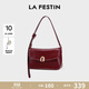 拉菲斯?。↙a Festin）包包女包2026新款大容量吐司包單肩斜挎腋下托特包生日禮物送女生 醬紅色【大號】