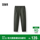 森馬（Semir）王安宇同款丨休閑褲男25冬磨毛寬松闊腿男褲通勤褲子109725127106