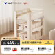 ABCMOKOO貝迪尿布臺嬰兒護理臺新生兒多功能可折疊 維米爾白+掛盒4個(gè)+收納盒4個(gè)+4D床墊