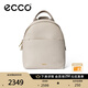愛(ài)步（ECCO）【38女神節禮物】 雙肩包女 輕奢牛皮背包 小號雙肩包9107807 HL 灰褐色910780790387 均碼