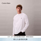 Calvin KleinJeans春秋男士休閑通勤ck刺繡純棉寬松純色打底衫長(cháng)袖T恤上衣