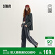 森馬（Semir）[商場(chǎng)同款]休閑褲女抽繩闊腿褲寬松2025秋季撞色時(shí)尚101525127025