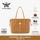 MCM 官旗LIZ中號雙面托特包子母包單肩手提時(shí)尚禮物 經(jīng)典款干邑色 中號