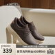 斯凱奇（Skechers）2026春季新款男鞋舒適休閑皮鞋商務(wù)鞋通勤鞋德比鞋205703