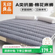 無(wú)印良品A類(lèi)立體棉花床褥 加厚床墊遮蓋物宿舍家用褥子折疊墊被1.5×2米床
