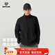 諾詩(shī)蘭（NORTHLAND）新款男士立領(lǐng)棉服基礎款百搭防潑水保暖外套男NPJET5562E 純黑色 S (165)