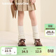 巴拉巴拉balaOne兒童襪子秋冬女童襪套中大童含羊毛堆堆襪套208425172002