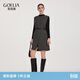 歌莉婭羊毛套裝女秋冬氣質(zhì)兩件套穿搭1EDJAC290 48B深灰 S