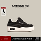 ARTICLE NO.【王安宇同款】復古時(shí)尚漢堡休閑鞋厚底增高板鞋漢堡鞋松糕休閑鞋 經(jīng)典黑 39