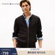 Tommy Hilfiger【含羊毛】秋冬男裝商務(wù)休閑青年針織夾克棒球開(kāi)衫毛衣外套