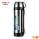 SIMELO施美樂(lè )旅行車(chē)載保溫壺不銹鋼戶(hù)外便攜大容量保溫水壺 本色 1.8L