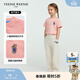 Teenie Weenie  Kids【涼感】小熊童裝25年男女童寶短袖T恤衫打底衫 粉色 160 cm