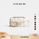 蔻馳（COACH）新款【專(zhuān)享直降】女士菱格紋絎縫TABBY 20號單肩斜挎春季女包 B4/粉筆白色