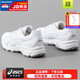 亞瑟士（ASICS）男鞋女鞋26春夏款JOG 100T穩定基礎寬楦運動(dòng)鞋慢跑緩沖減震跑步鞋 暮雪白-100/4E寬楦版 43.5 (內長(cháng)275mm) 【4E寬楦】