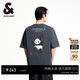 杰克·瓊斯（JACK&JONES） 百搭潮流胸前肌理感膠印背后熊貓圖案T恤短袖上衣男裝225201093