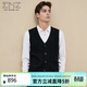 EMZ鄂爾多斯【超輕羊毛】秋冬新款男士背心保暖V領(lǐng)羊毛開(kāi)衫馬甲