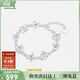 周大生山野茉莉S925純銀手鏈女國風(fēng)新中式宮廷輕奢送女友生日禮物