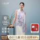 上海故事100%桑蠶絲春季新款真絲印花真絲絲巾披肩送媽媽生日女神節禮物