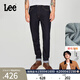 Lee【張凌赫代言】商場(chǎng)同款舒適中腰錐形磨毛清水洗男牛仔褲潮流 清水洗 32