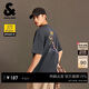 杰克·瓊斯（JACK&JONES） 【BSQ聯(lián)名】男裝短袖T恤上衣膠印圖案純棉羅紋圓領(lǐng)寬松226101032