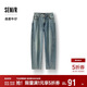 森馬（Semir）森柔牛仔|商場(chǎng)同款牛仔褲女顯瘦長(cháng)褲春季2025闊腿褲103125124005