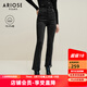 艾諾絲雅詩(shī)ARIOSEYEARS冬季新款顯瘦高腰抓絨厚款保暖牛仔褲女31013203 霜灰色 XL