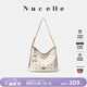 紐芝蘭（NUCELLE）高級感包包2026女士輕奢斜挎大容量水桶包老花腋下HOBO包生日禮物