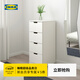 宜家（IKEA）NORDLI諾德里抽屜柜儲物柜床頭柜現代簡(jiǎn)約北歐風(fēng)臥室用 五屜柜120x76cm 其他