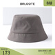 巴魯特（Brloote）漁夫帽男士千格鳥(niǎo)防曬日式寬帽檐百搭帽子春夏 卡其 均碼