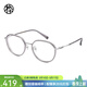 木九十眼鏡升級鈦金屬鏡腿輕盈TR90眼鏡近視可配度數眼鏡框MJ101FK419 GYC2 石涅灰