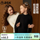 ASK JUNIOR童裝兒童毛衣女童冬裝保暖打底衫中大童半高領(lǐng)針織線(xiàn)衫 黑色 160