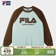 FILA FUSION斐樂(lè )潮牌情侶款針織長(cháng)袖衫冬季純棉插肩袖長(cháng)T