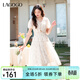 LAGOGO法式收腰碎花連衣裙女拉谷谷2025春夏新款洋氣顯瘦度假裙 混色 M