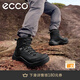 愛(ài)步（ECCO）登山鞋男 戶(hù)外運動(dòng)鞋徒步高幫鞋抓地耐磨 越野822434 HL 黑色82243451052 43