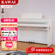 卡瓦依（KAWAI）電鋼琴木質(zhì)鍵盤(pán)重錘88鍵盤(pán)CA立式高端專(zhuān)業(yè)考級藝術(shù)家演奏鋼琴樂(lè )器 CA501典雅白+琴凳學(xué)琴禮包