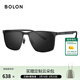 BOLON暴龍眼鏡經(jīng)典硬朗方框太陽(yáng)鏡碳纖維腿墨鏡偏光鏡男款遮陽(yáng)BL8126 D11 啞黑框+暗黑水銀鍍膜片