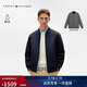 Tommy Hilfiger【防水】秋冬男裝雙面穿休閑輕薄棒球領(lǐng)飛行員棉服夾克外套