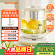 九陽(yáng)（Joyoung）2L大容量養生壺 1200W大功率電熱燒水壺 316L母嬰材質(zhì)茶籃 12H恒溫花茶壺煮茶器K20D-WY603(茶)