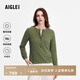 AIGLE艾高女士保暖上衣Polartec半拉抓絨戶(hù)外運動(dòng)休閑時(shí)尚百搭抓絨衣 葉綠色 BP262 38 165/88A